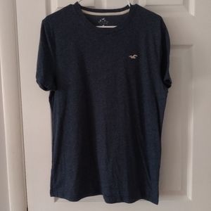HOLLISTER Dark Blue Crew Neck Tee